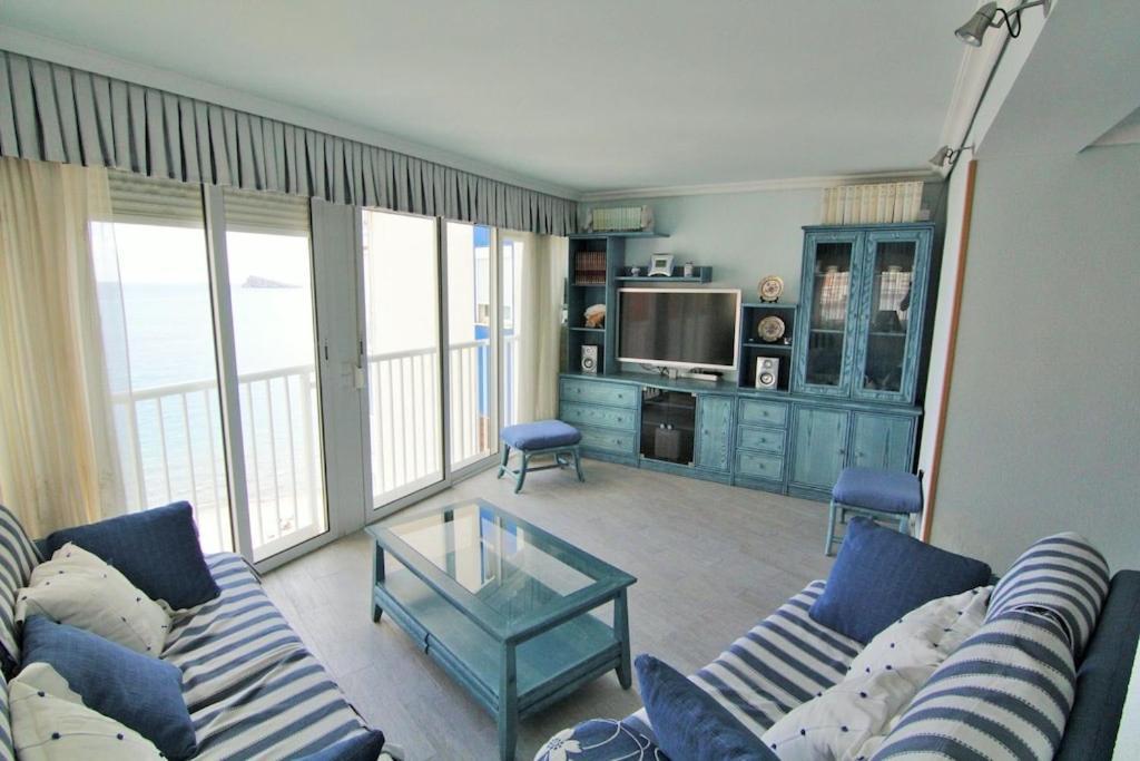 Apartamento Torre Yago, Primera Linea De Playa Para 6 Personas ベニドルム エクステリア 写真